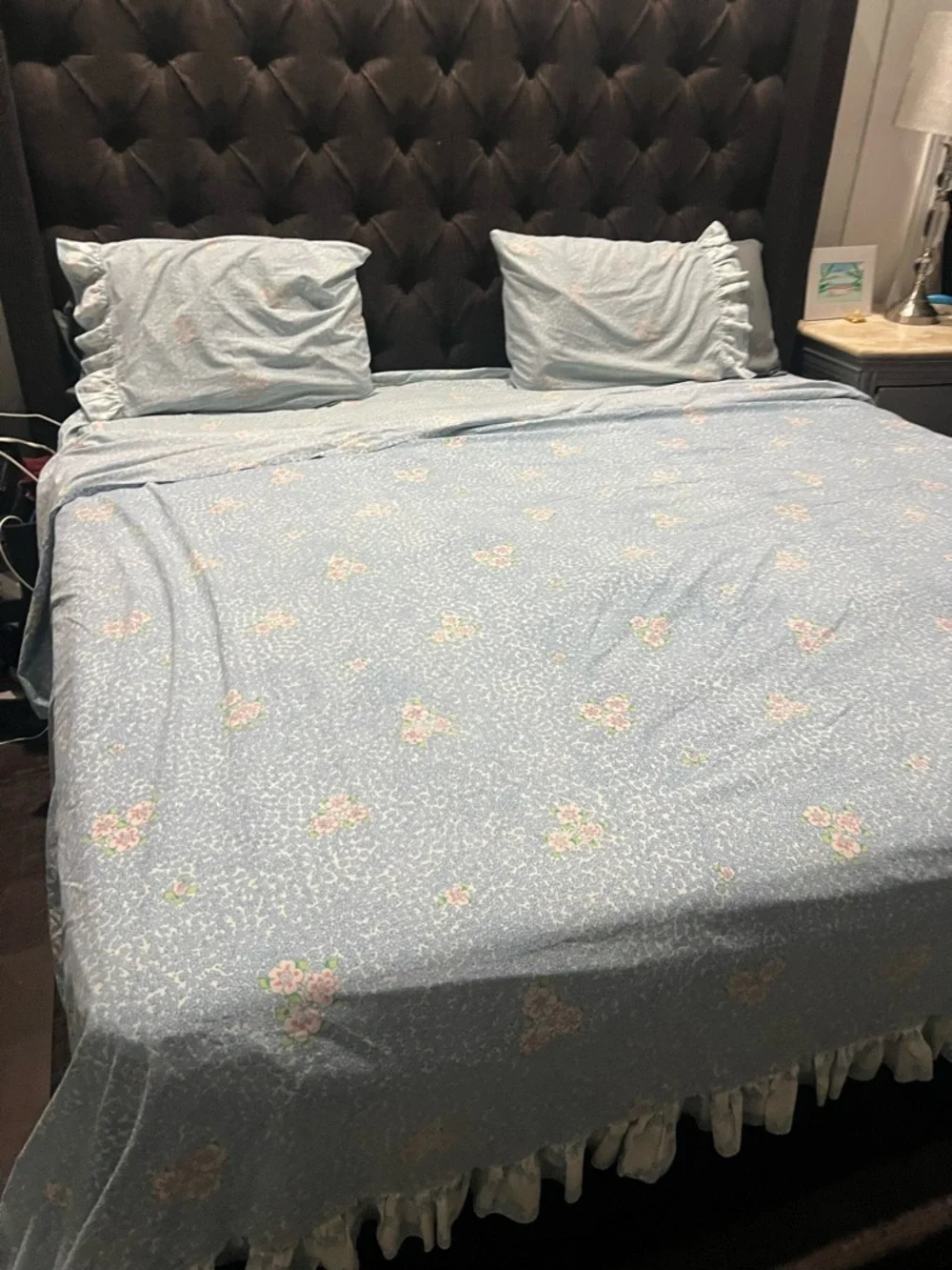 Vintage Barbara Brody Martex  cottage core shabby  farmhouse Sheet set only